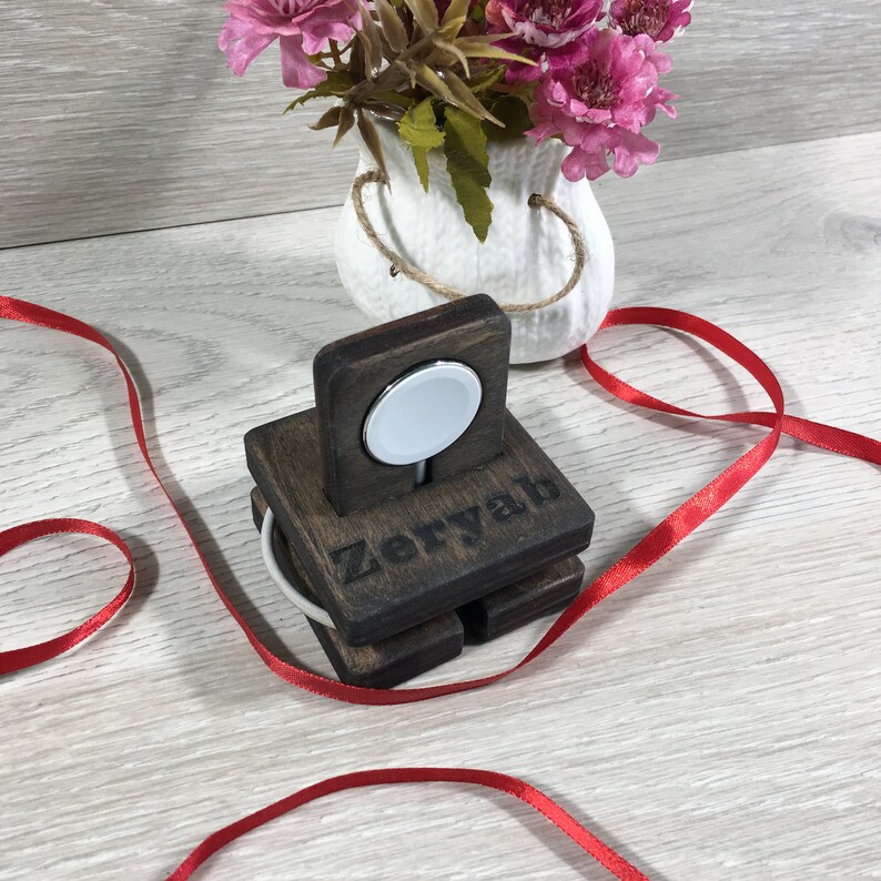 Wood Apple Watch Stand Apple Watch Dock Apple Watch Gadget Etsy