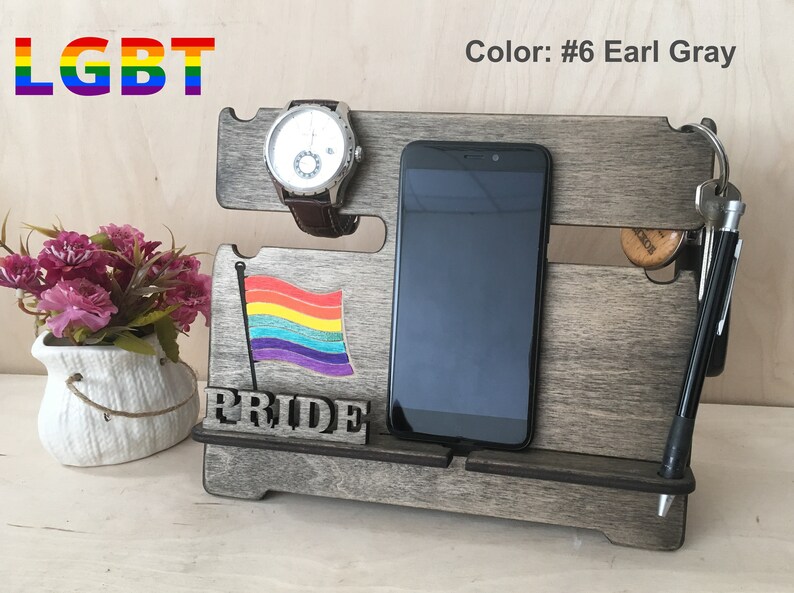 Funny Gay Pride Gift Phone Stand Lgbt Phone Holder Gay Etsy