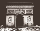 Arc de Triomphe Long Exposure, Paris Signed Numbered Giclee Photo Print
