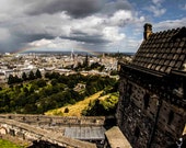Rainbow Over Edinburgh, Edinburgh Castle, Scotland Signed Numbered Giclee Photo Print