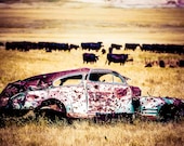 Bonnie & Clyde Were Here, Badlands, South Dakota Signed Numbered Giclee Photo Print