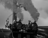 Big Boy no. 4014 Steam Dynamo Detail Signed Numbered Giclee Photo Print