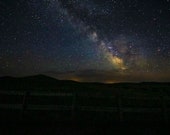 Milky Way over Custer Signed Numbered Giclee Photo Print