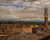 Torre del Mangia and Piazza del Campo Signed Numbered Giclee Photo Print