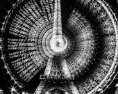 Spinning Eiffel In Time, Paris Signed Numbered Giclee Photo Print