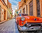 1954? Oldsmobile 88 in Cuba Signed Numbered Giclee Photo Print