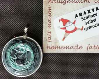 Chain pendant (6.25) made of recycled Nespresso capsules - unique - free shipping in Germany!