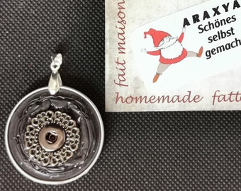 Chain pendant (6.28) made of recycled Nespresso capsules - unique - free shipping in Germany!