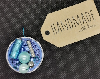 Chain pendant (6.22) made of recycled Nespresso capsules - unique - free shipping in Germany!