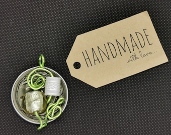 Chain pendant (6.21) made of recycled Nespresso capsules - unique - free shipping in Germany!