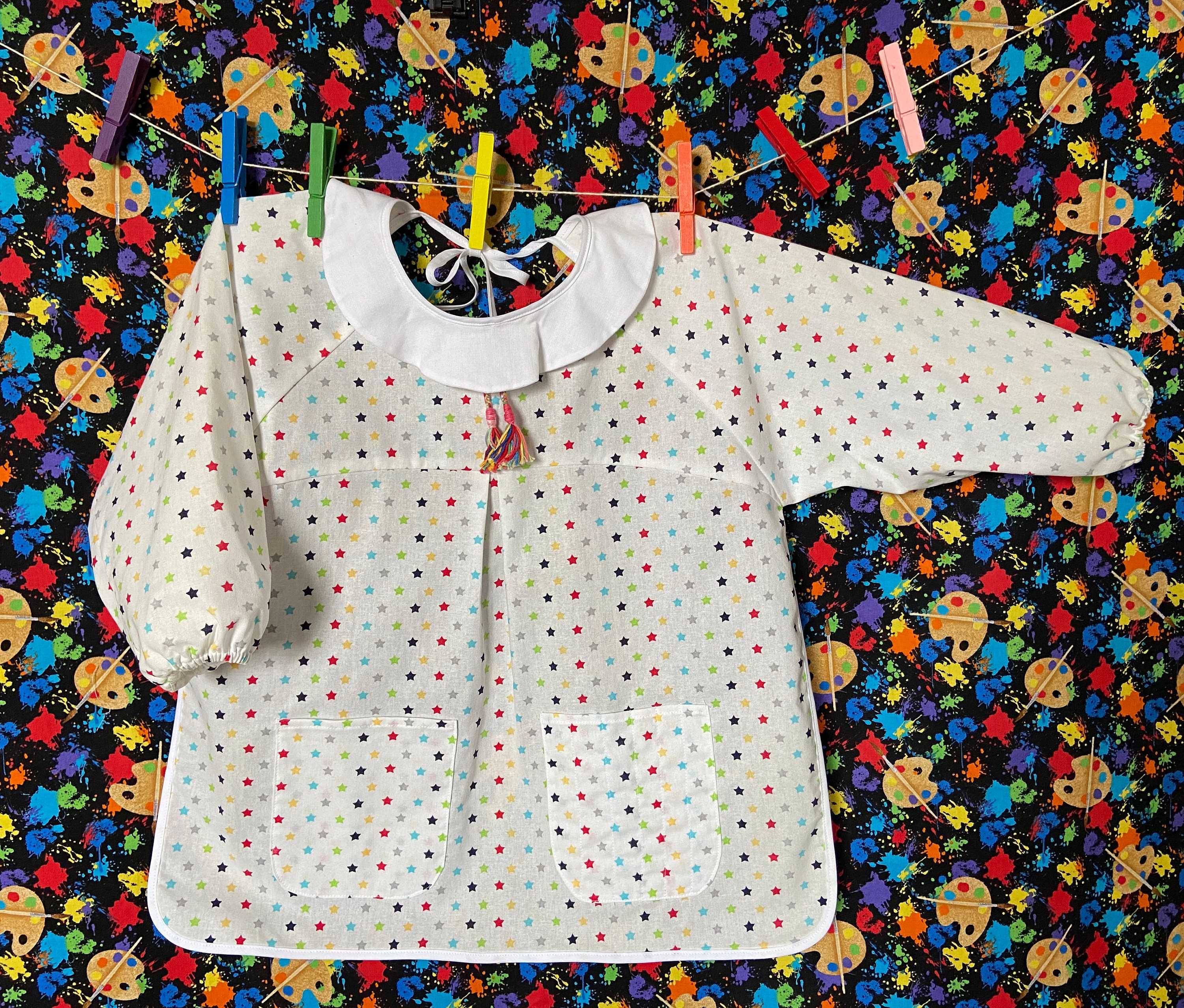 Smock 100% Coton Lavable et Personnalisable Pour Enfants