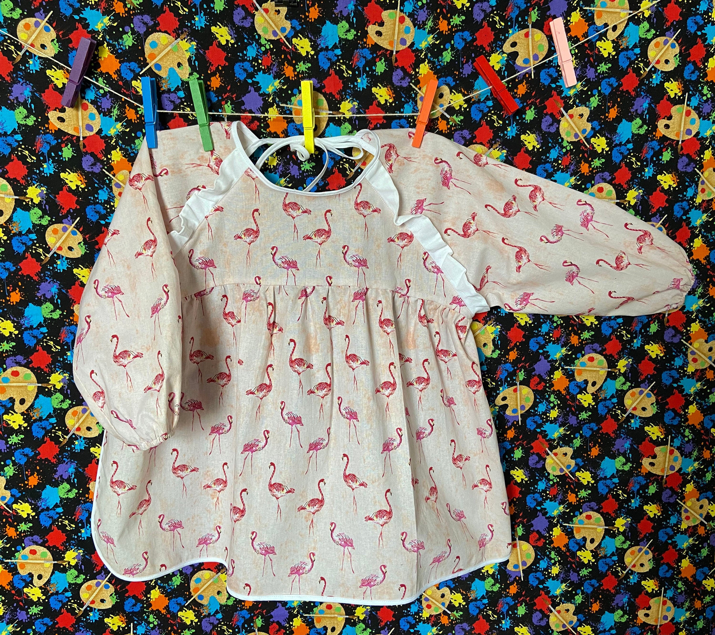 Smock 100% Coton Lavable et Personnalisable Pour Enfants