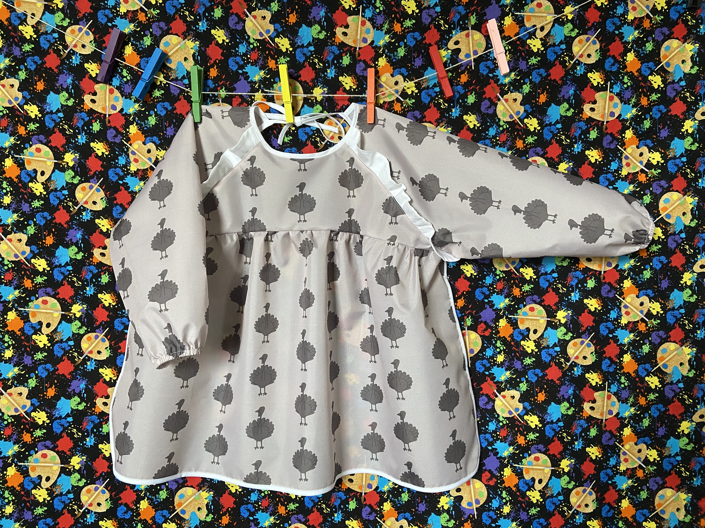 Étanche, Lavable sur Mesure Smock Enfants 3T-6