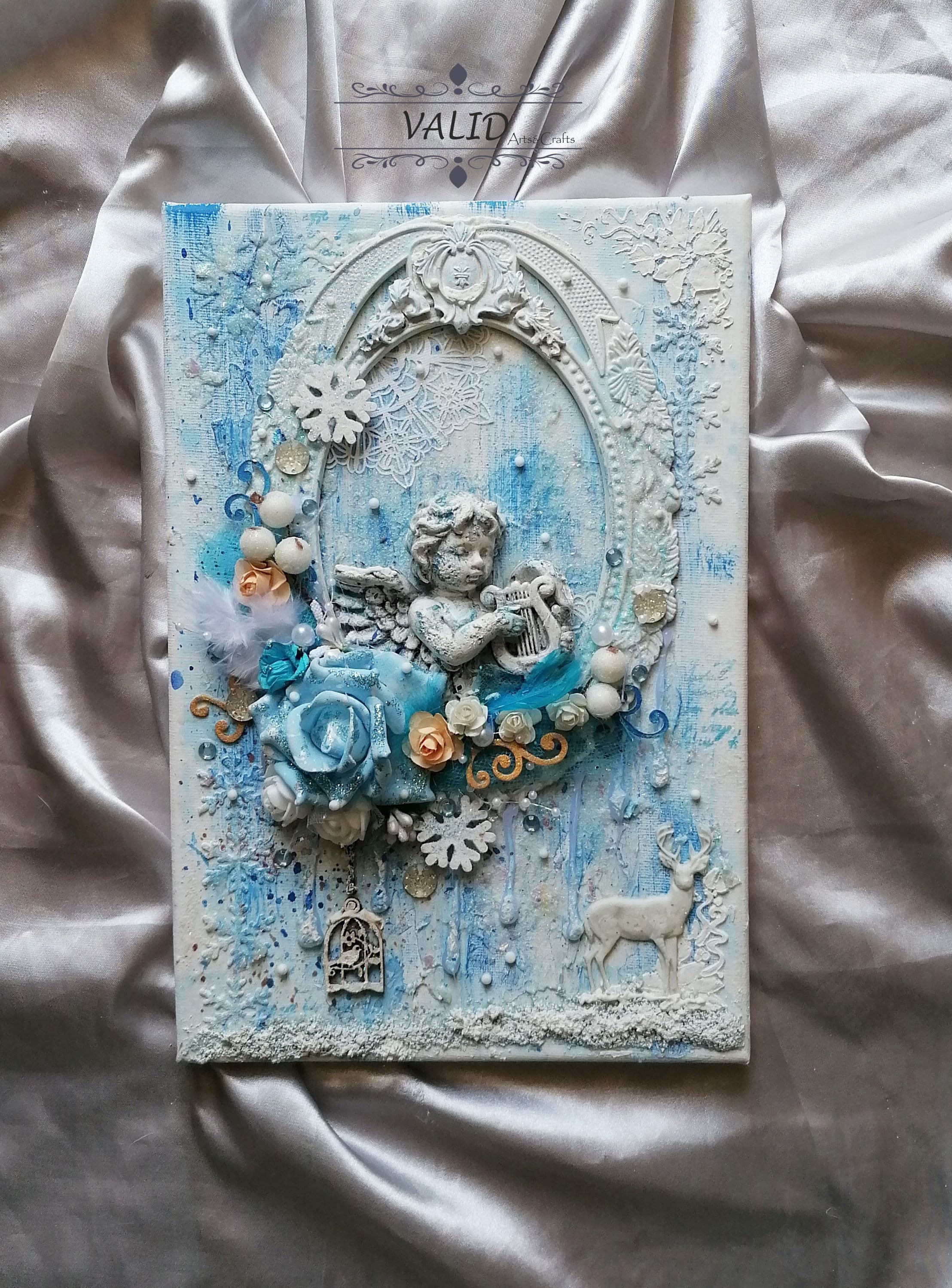 Mixed Media Rustic Angel - Create Make Decorate with Nikki