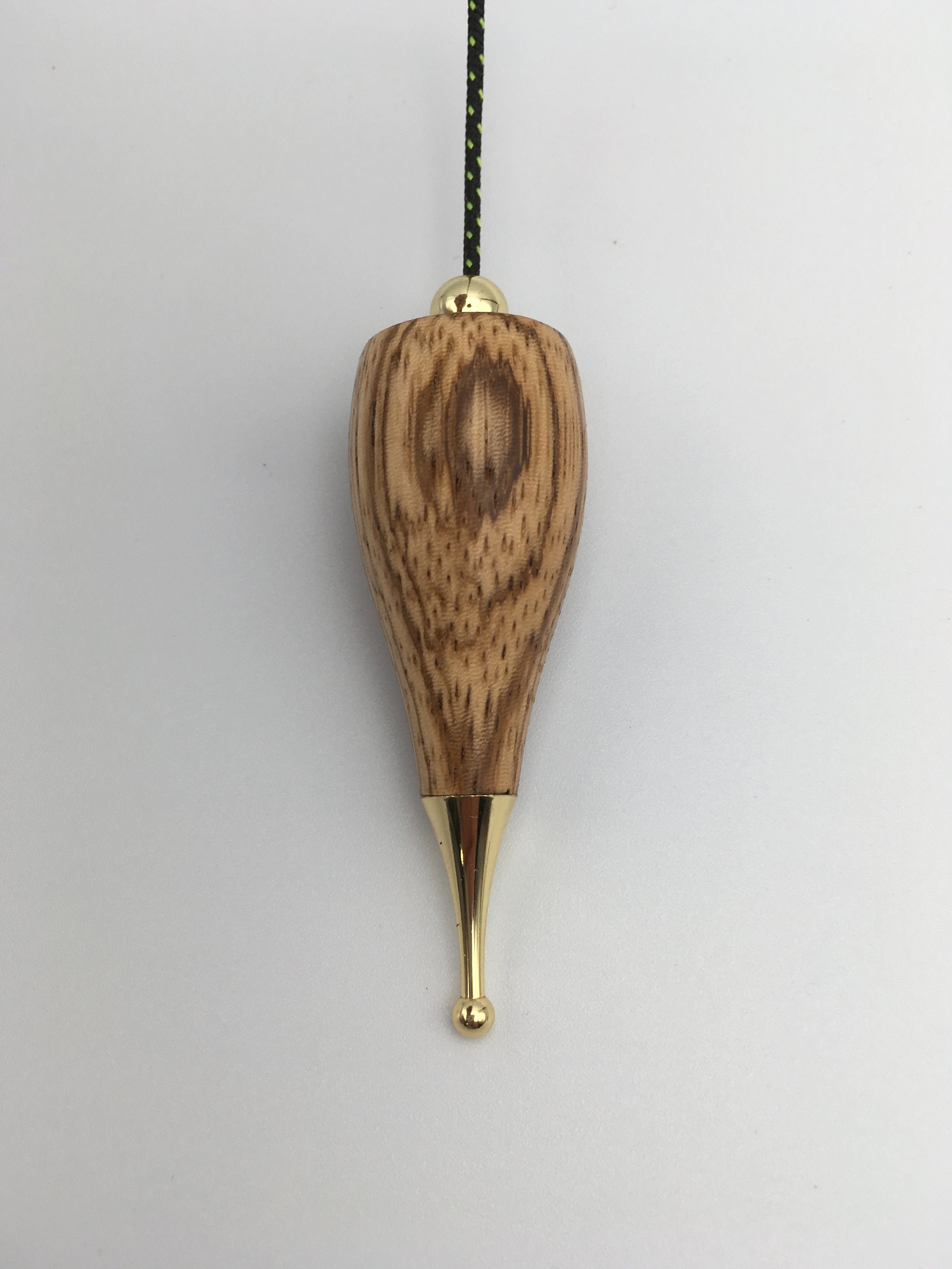 Pendule en Bois de Zebrano | Microberlinia Brazzavillensis