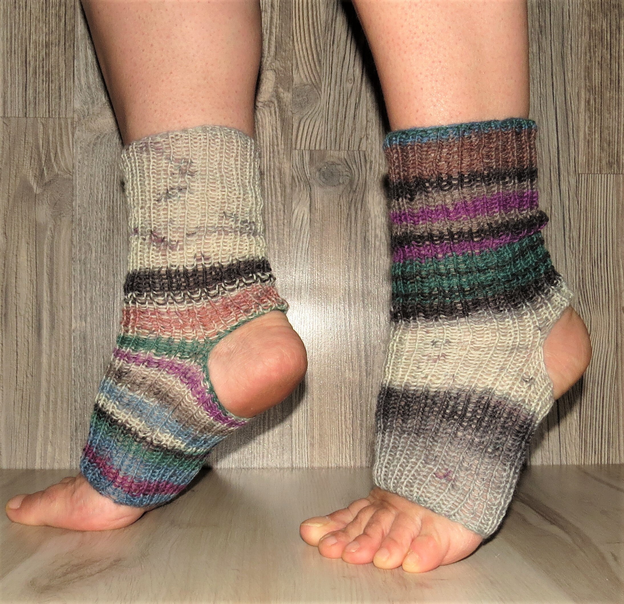 Flip Flop Socks Yoga Socks Grip Socks Toeless Socks Boho Etsy