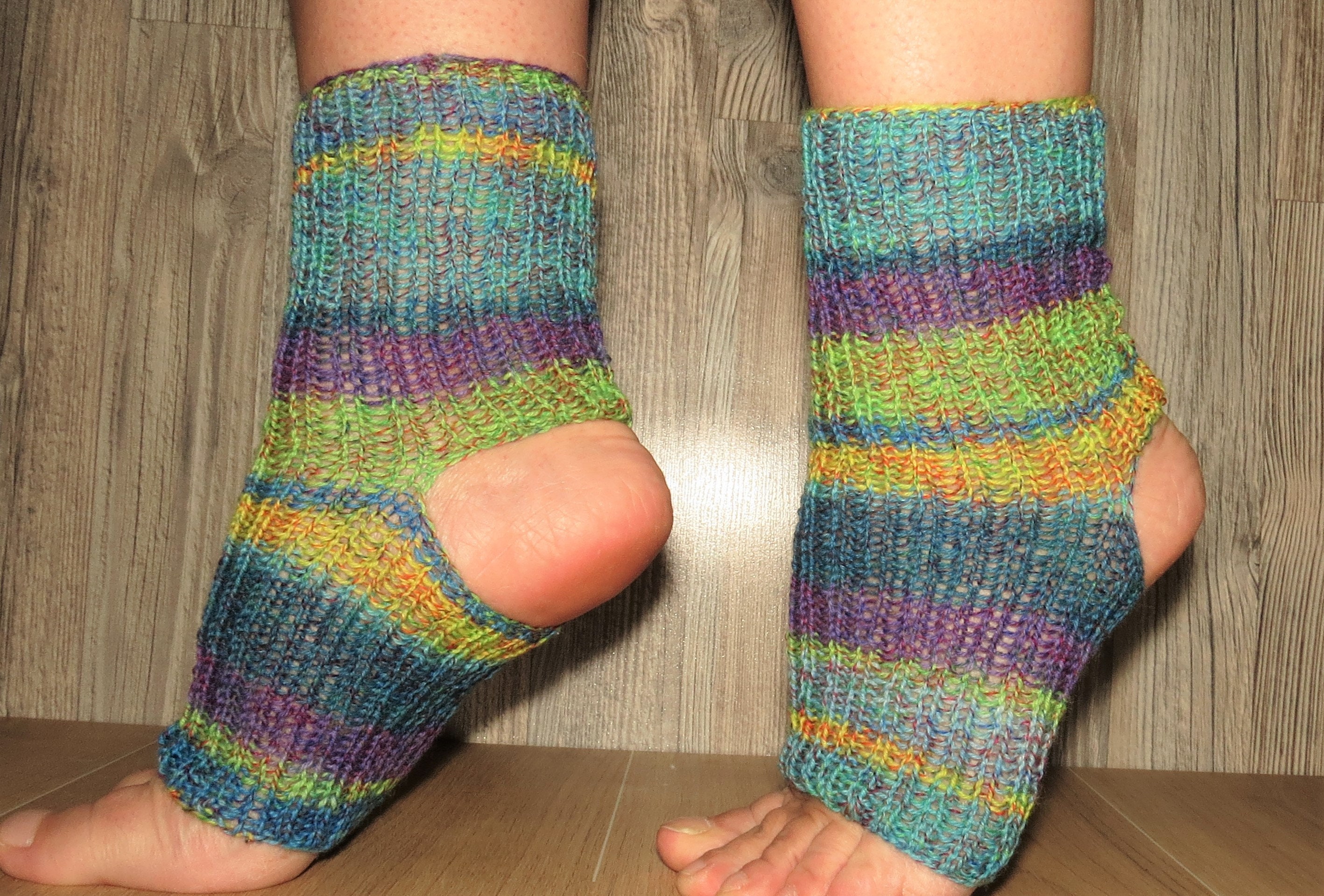 Flip Flop Socks Yoga Socks Grip Socks Toeless Socks Boho Etsy