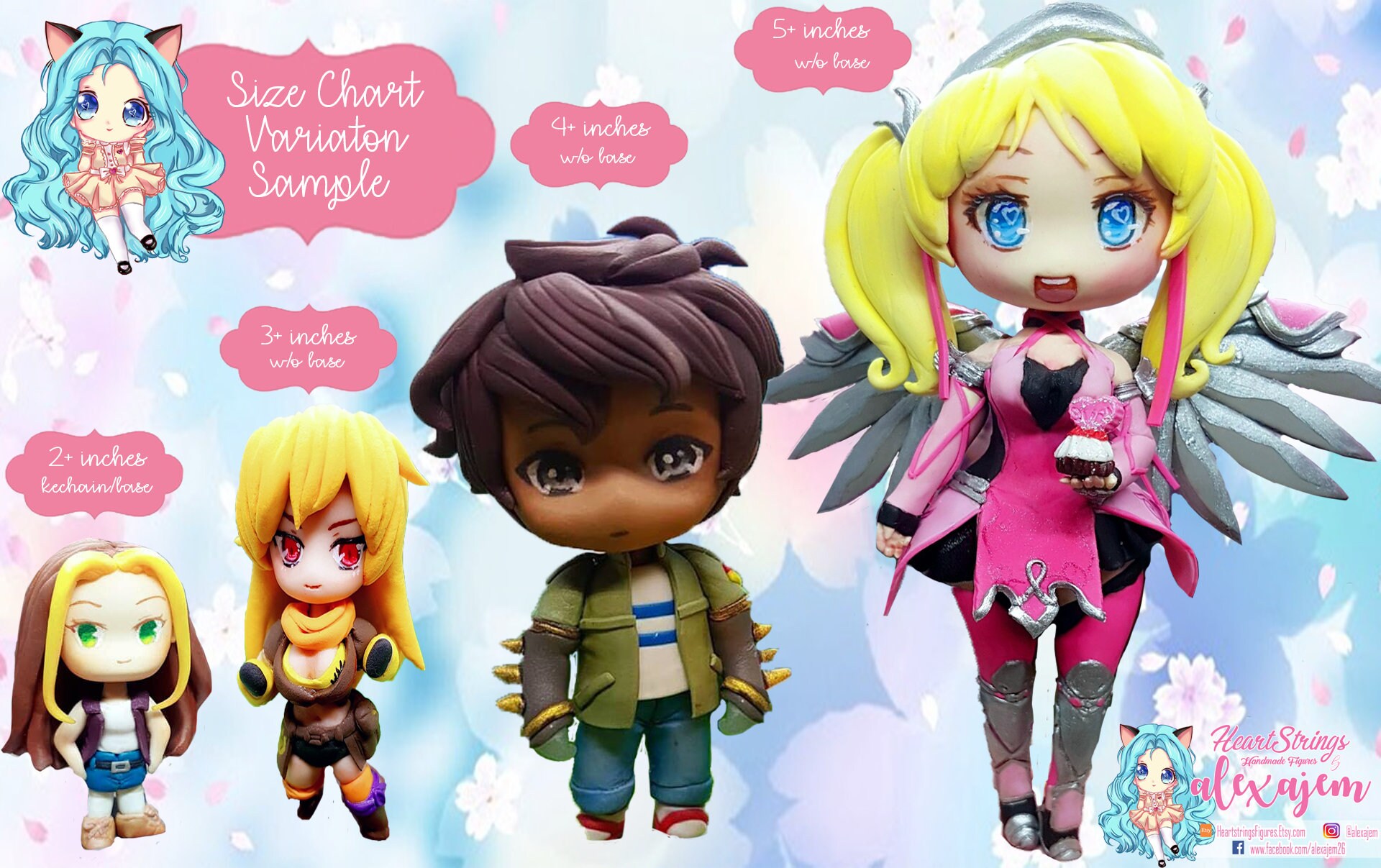Handmade Custom Figure Personalized Chibi Anime Video Game | Etsy