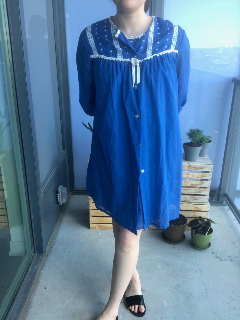 1960s Nightgown and Robe Set Vintage