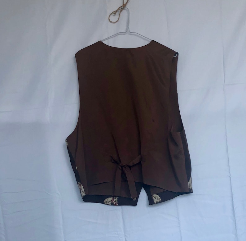 Vintage Horse-Print Vest