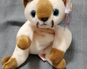 Snip the Siamese Cat Beanie Baby 1996