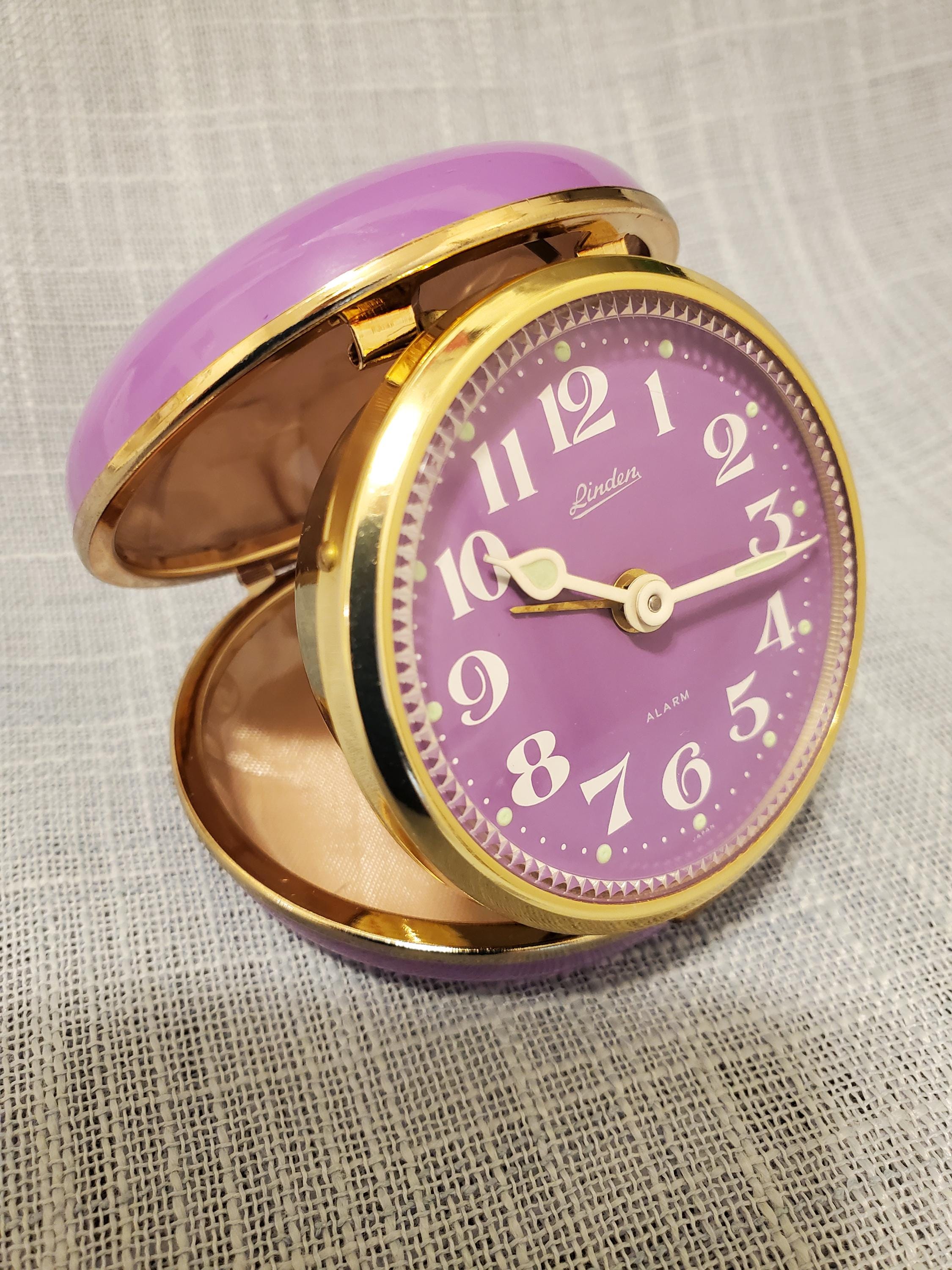 Vintage Linden Travel Alarm Clock - Etsy