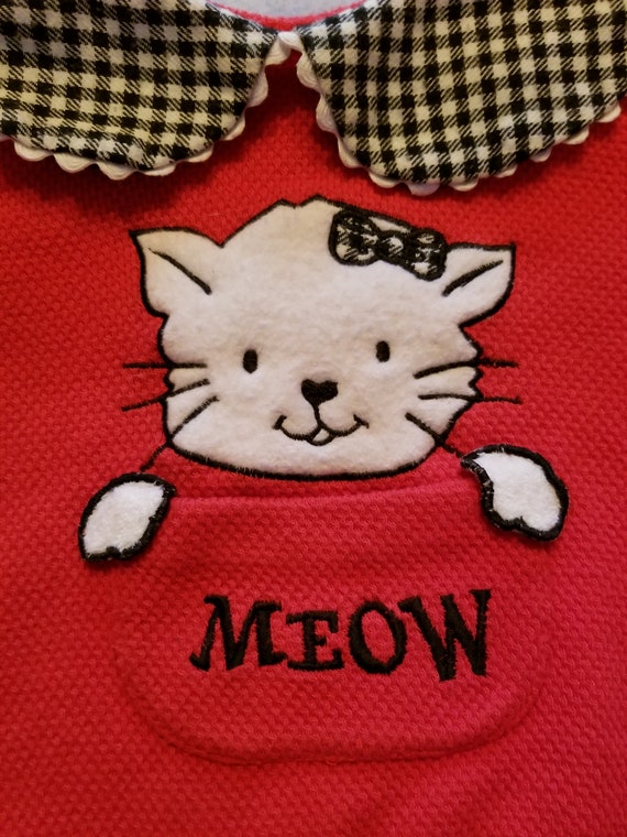 Two piece "Meow" baby/toddler outfit, 18 months - image 4