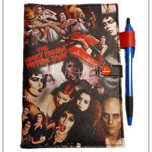 Horror Picture movie notebook cover with pen. Refillable. 2 sizes available. Read item details