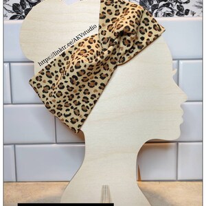 Animal Print Turban Style Headband. Adult. Scroll down to read item details