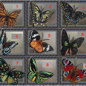 Embroidery kit &quot;Butterfly&quot;, Bead embroidery kit, Needlepoint kit, Beading on canvas, Butterfly beading pattern