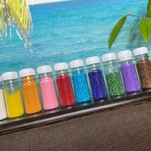 10 Pezzi Organizer per perline Piccola scatola di plastica Contenitore di stoccaggio per perline Scatole di stoccaggio per gioielli Organizzatore di perline Scatola di plastica trasparente