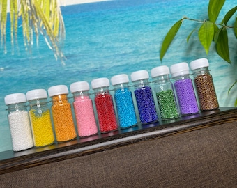 10 Pcs  Organizer for beads Small plastic box Storage Container for beads Beading Storage Boxes Jewelry bead organizer Clear plastic box