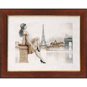 Romantische Parijs Cross stitch kit borduurset handwerk kit kruissteek geteld kruissteek kit draad borduurset