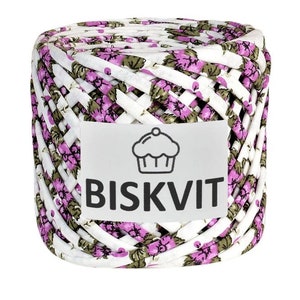 Marjoram crochet bag yarn  t-shirt yarn BISKVIT yarn Marjoram  cotton yarn Yarn for pillows Home decor yarn Fabric yarn 100 m