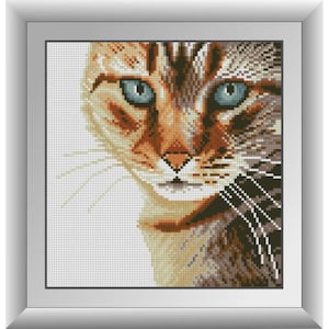 Bengal cat. Diamond painting set (square, full).Diamond painting.Diamond painting pen,diamond mosaic,diamond embroidery design,Mosaic Making