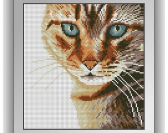 Bengal cat. Diamond painting set (square, full).Diamond painting.Diamond painting pen,diamond mosaic,diamond embroidery design,Mosaic Making