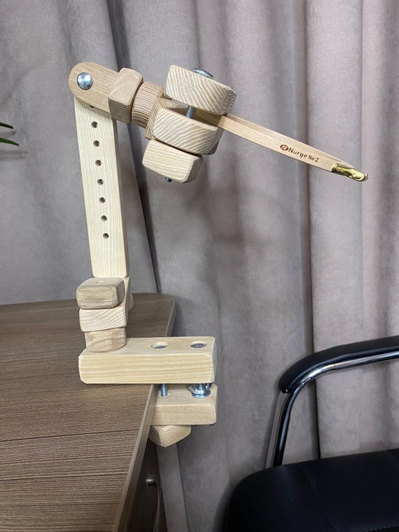 Support De Broderie Réglable En Bois Massif – Cadre Ajustable Pour Point De Croix Sur Les Genoux Ou Table – Pour Broderie Main, Suzhou Et Tapisserie