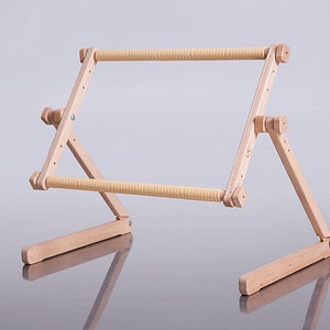 Cross stitch frame, Embroidery stand, Wood frame for embroidery, Embroidery frame, Tapestry holder