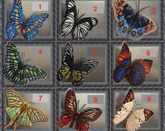 Embroidery kit "Butterfly", Bead embroidery kit, Needlepoint kit, Beading on canvas, Butterfly beading pattern