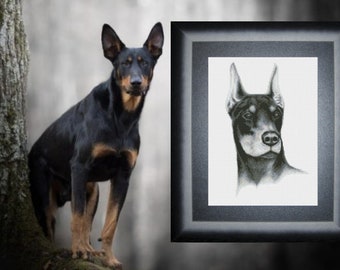 True friend. Dog. Cross stitch kit , embroidery kit, needlework kit, cross stitch, counted cross stitch kit