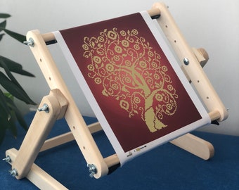 Cross stitch stand Embroidery stand The machine for embroidery Tapestry desktop embroidery frame needlecraft frame hoop table