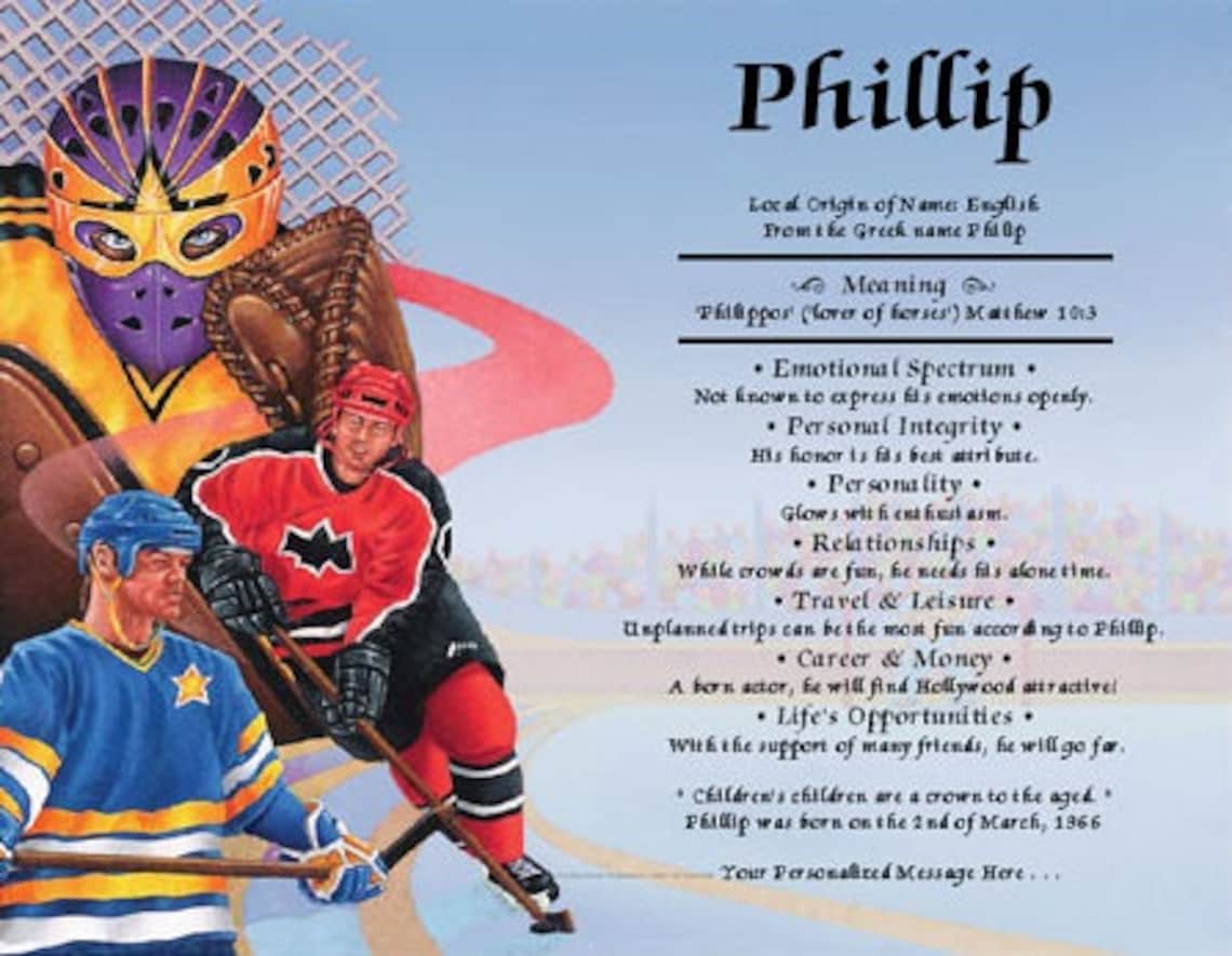 Hockey Book Personalized Children's Books the Hockey Etsy UK