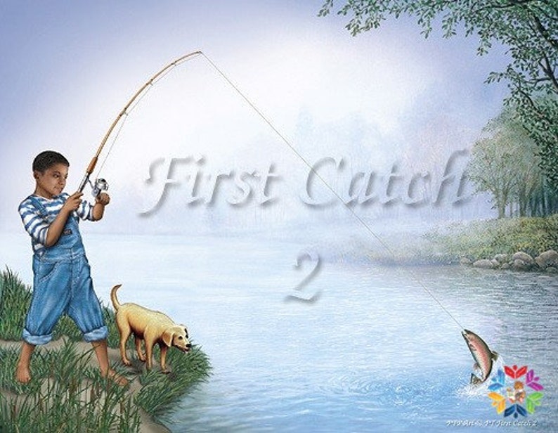 Fishing Book Personalized Children's Books My Fishing Etsy