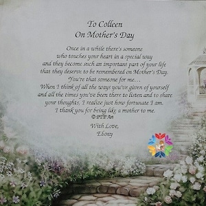 Poem for Other Mother,Mother&#39;s Day Prints,Mother&#39;s Day,Personalized Poems,Mother&#39;s Day Poem,Gift for Mom,Birthday Gift,Poem for Mothers