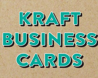 Upload your design and get 50 Business Cards Printed, Bleed Cut and boxed on Clssic Crest Desert Storm Kraft Card Stock