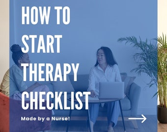 Therapy Guide Idea Find a Counselor Starting Counseling 101 Steps for Therapy Beginners Guide to Counseling Support Checklist for Therapy