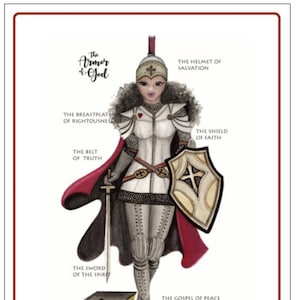 African American Armor of God Cards