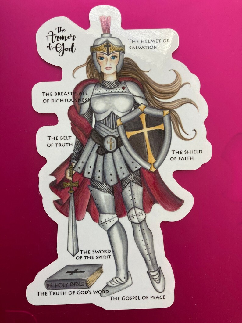 Armor of God Sticker Etsy