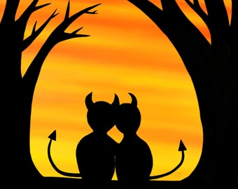 Demons at Sunset