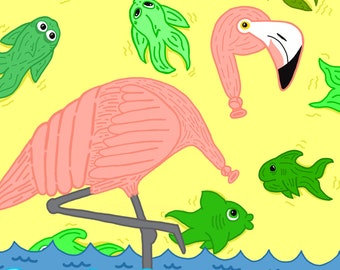 Flamingo Balloon